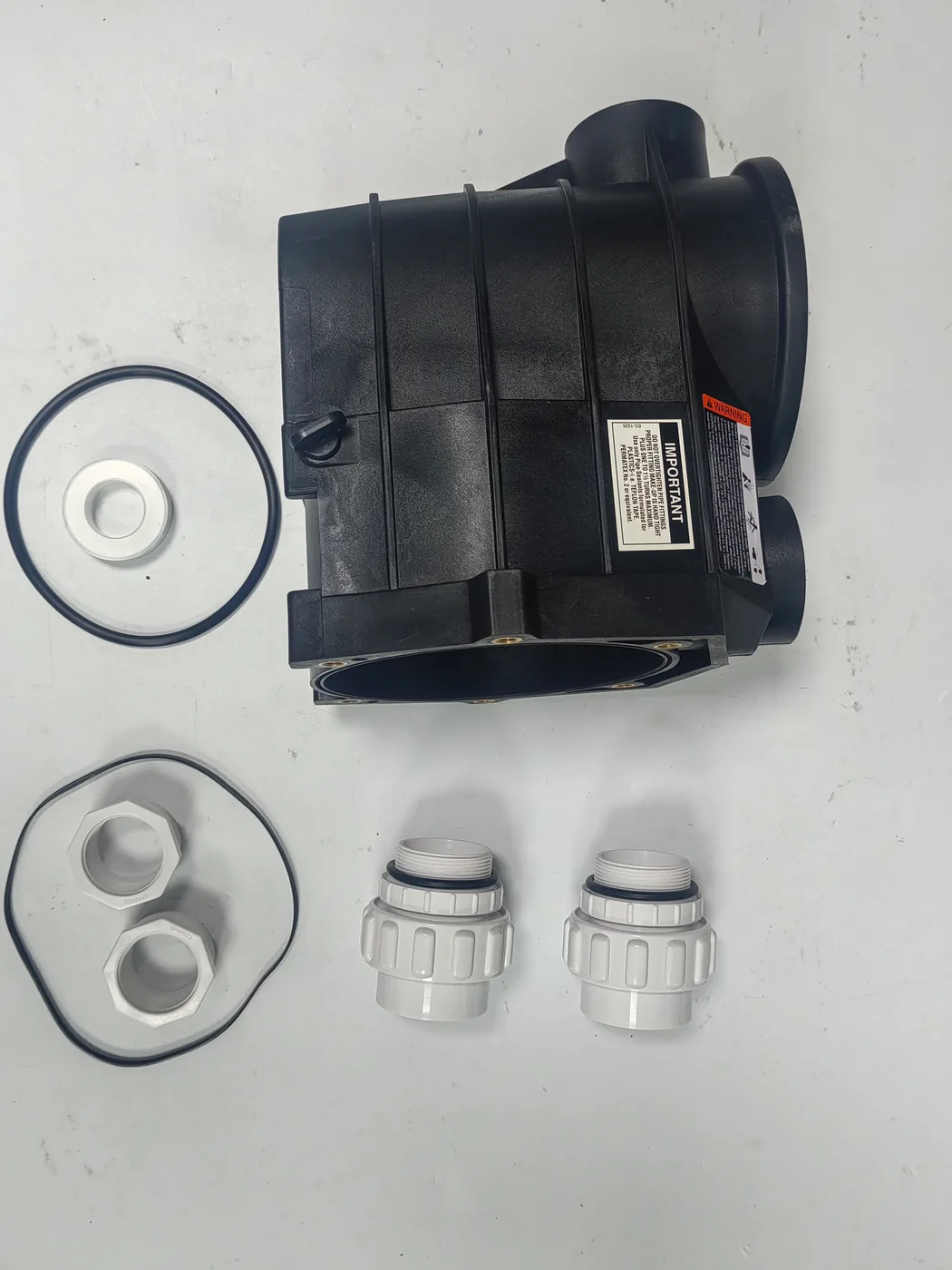 Threaded Pump Housing and Strainer with Drain Plug for Super II