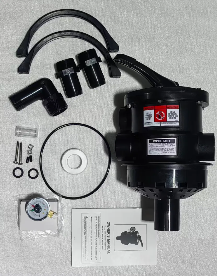 VariFlo Top-Mount Multiport Valve, Black