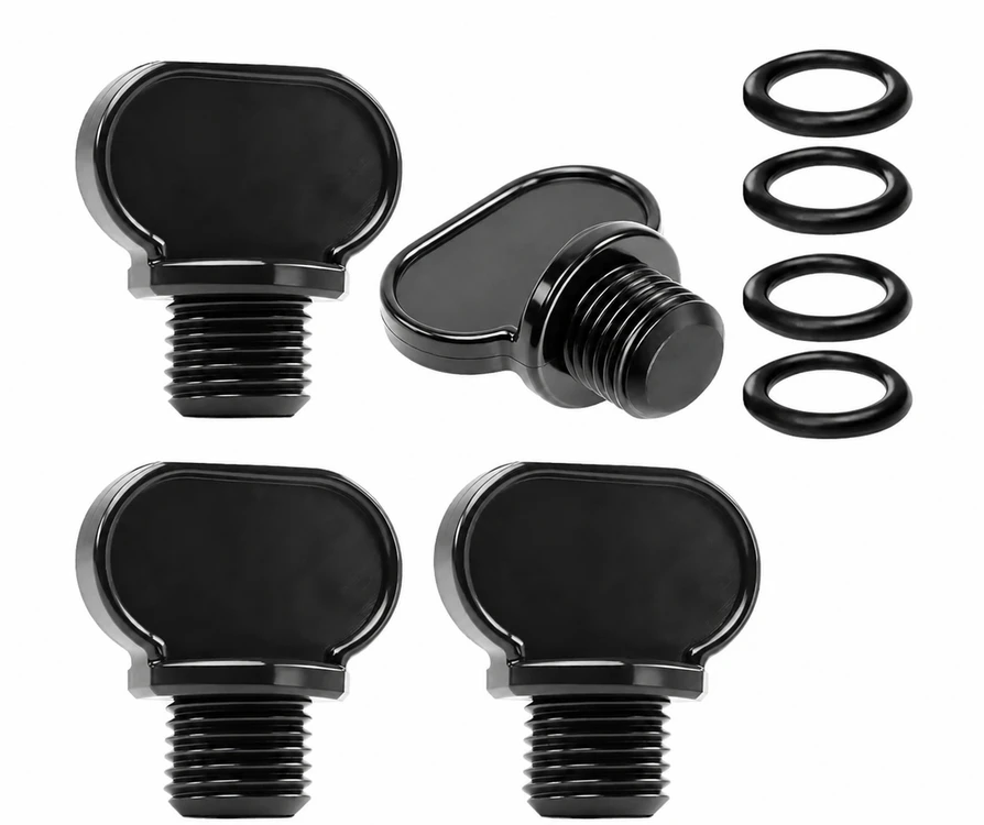 Drain Plug with O-Ring for Select Pool Pump & Filter, 4-Pack