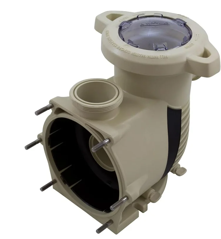 Ensemble corps hydraulique avec plaque d'étanchéité et visserie, WhisperFlo XF / IntelliFlo XF